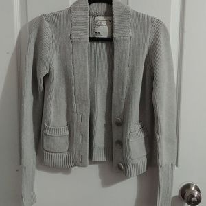 Gray American Eagle Cardigan
